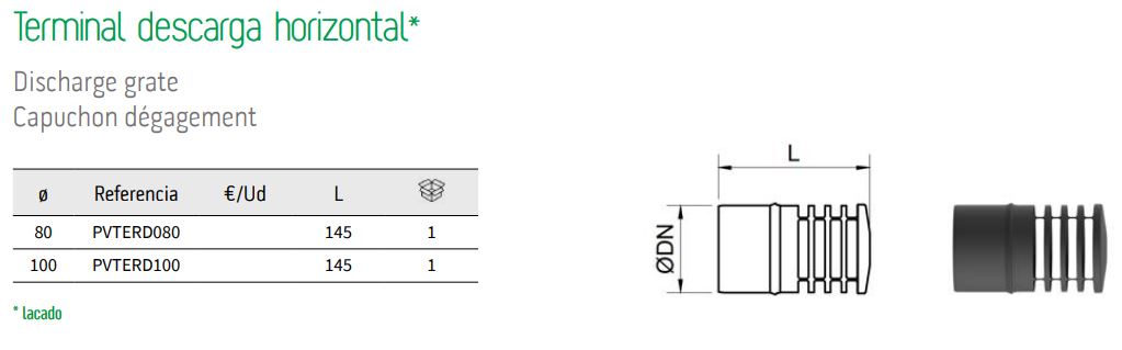 Terminal de descarga horizontal Exopellet